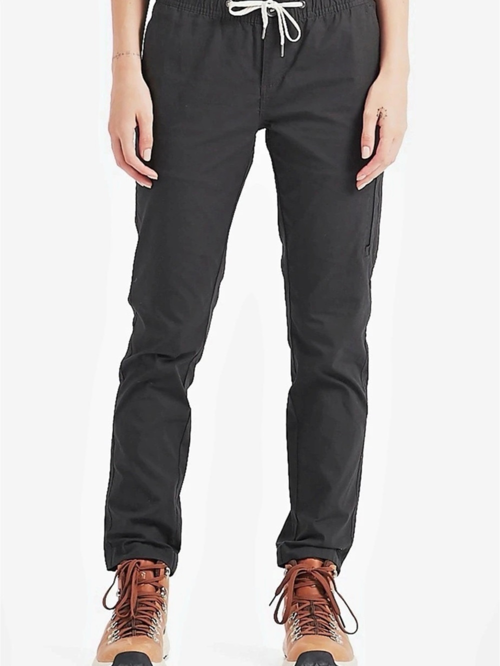 Vuori Ripstop Pant in Black/Charcoal Size Small NWT